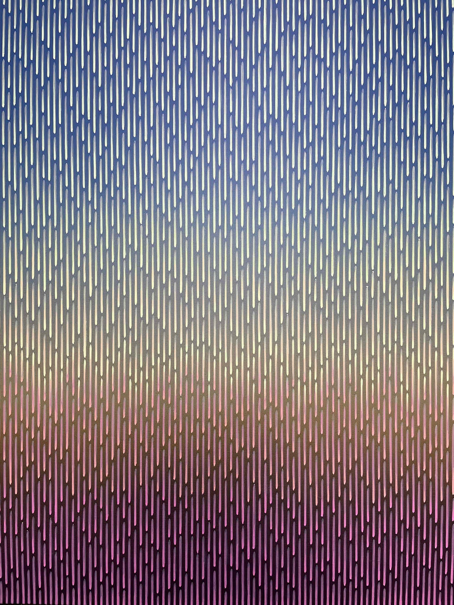 Gradient pattern with vertical lines transitioning from blue to purple