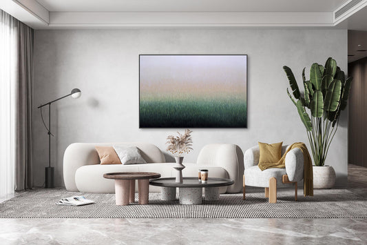 Original modern painting in interior