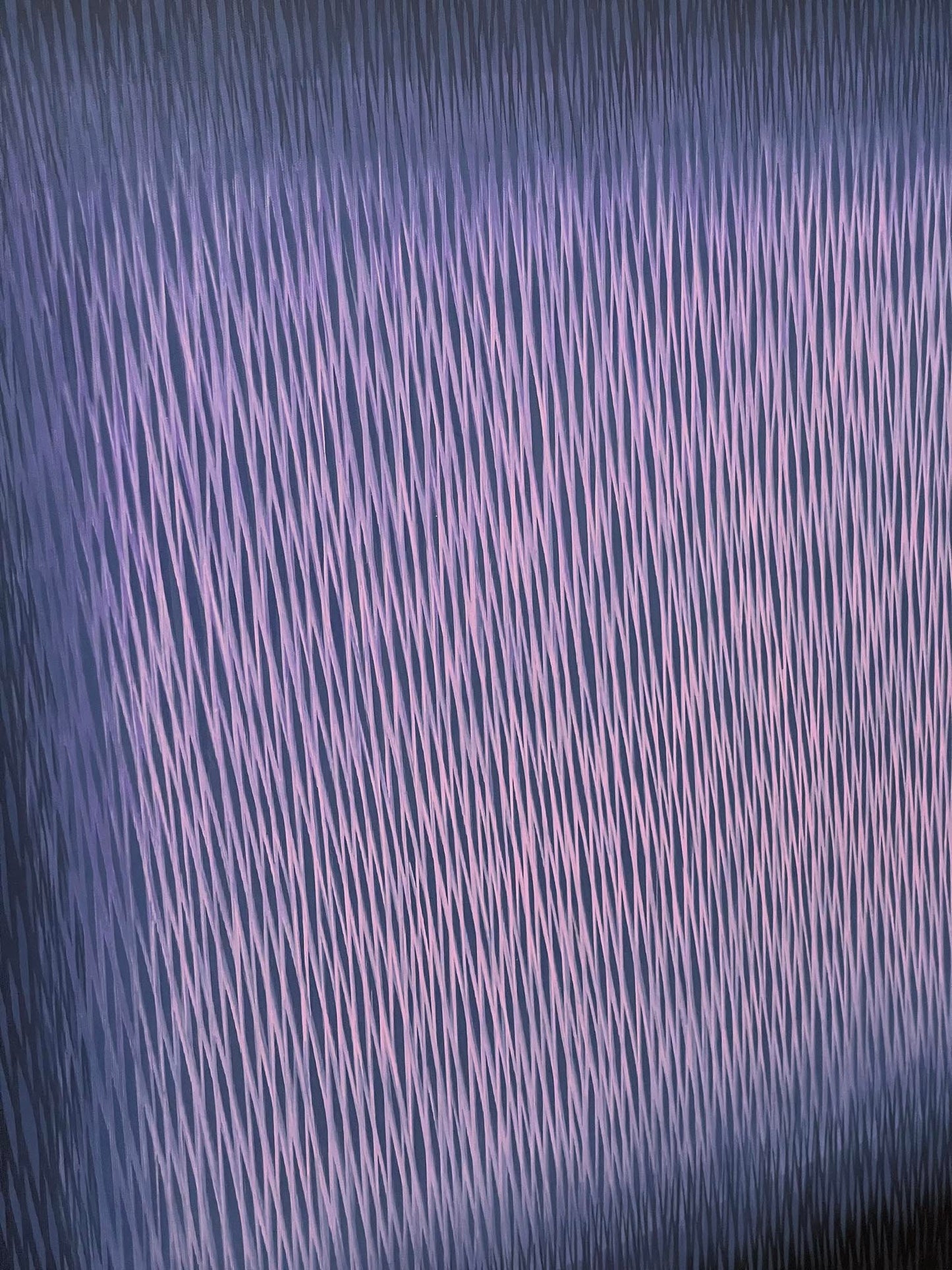 Textured purple modern painting with a subtle pattern