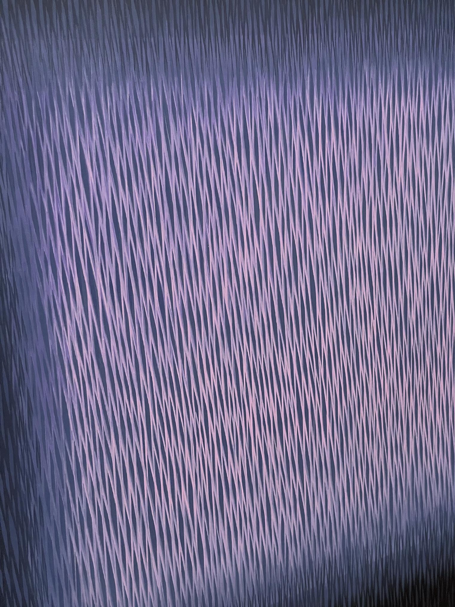 Textured purple modern painting with a subtle pattern