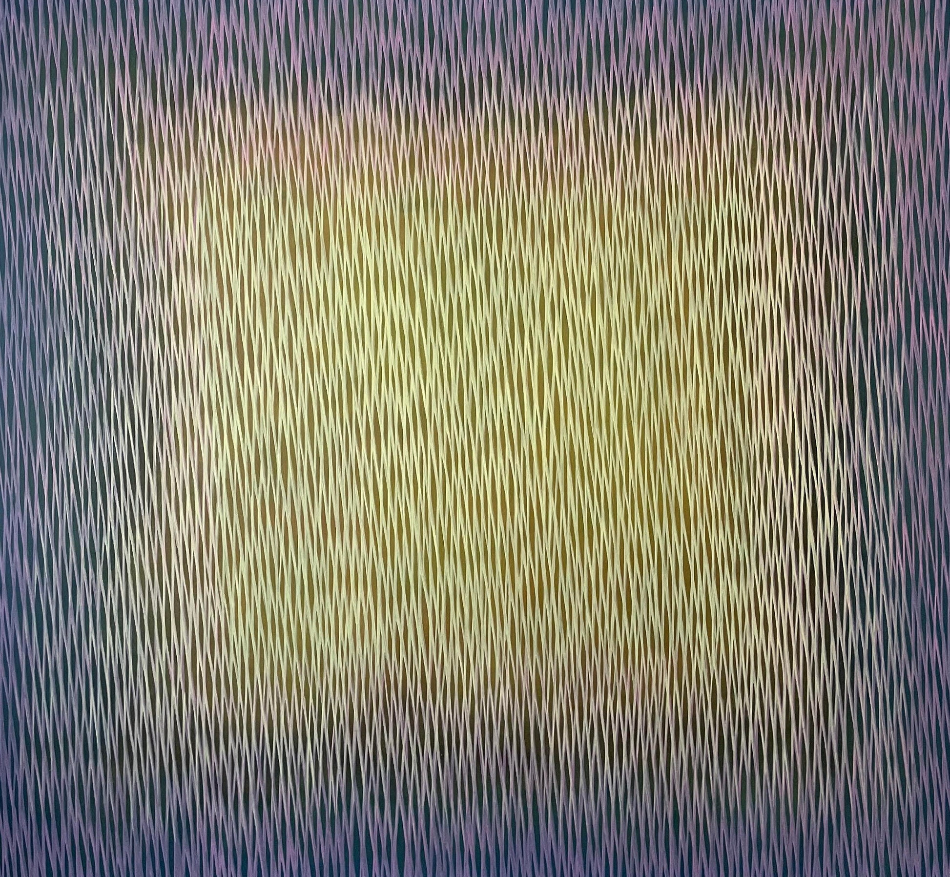 Abstract pattern of vertical lines in a gradient of colors