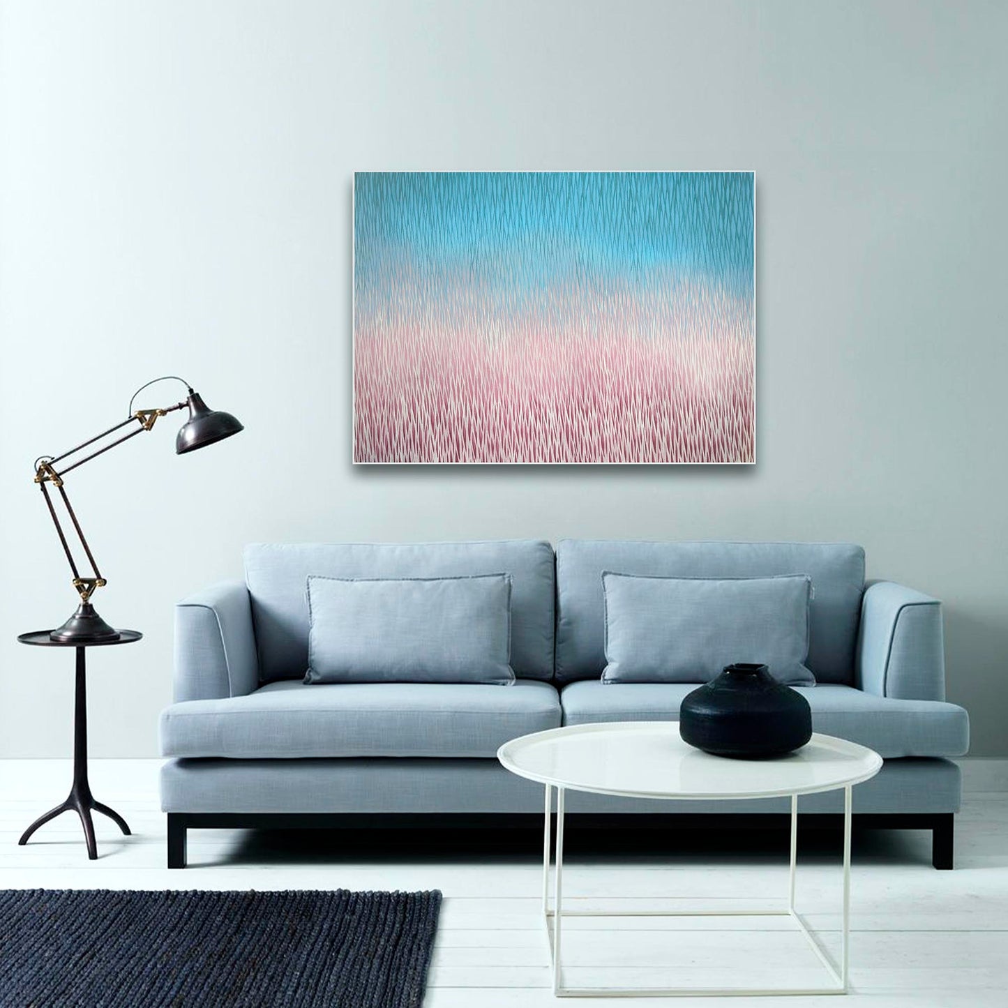 Modern original painting Meditation 17 by artist Vasyl Kolodiy
