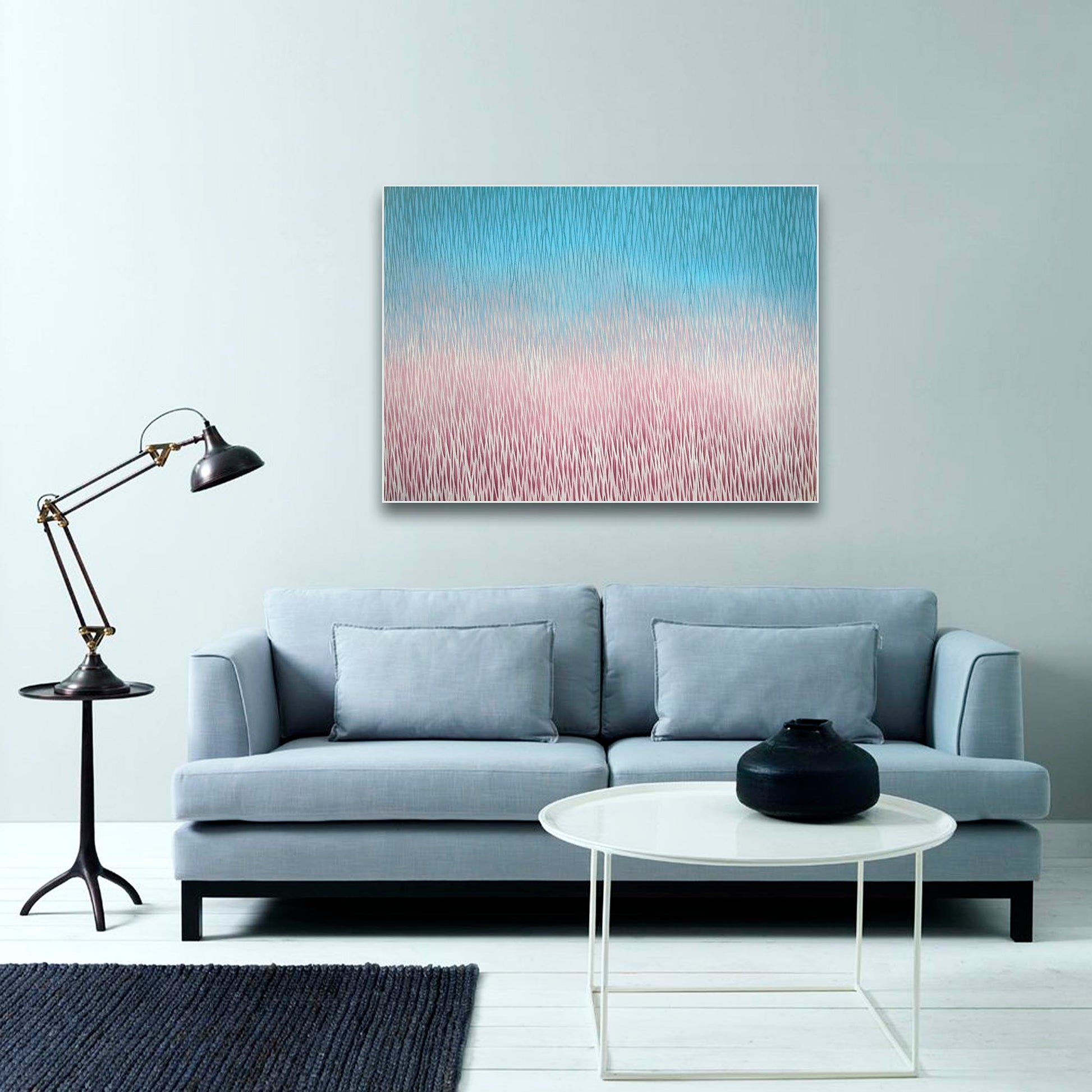 Modern original painting Meditation 17 by artist Vasyl Kolodiy