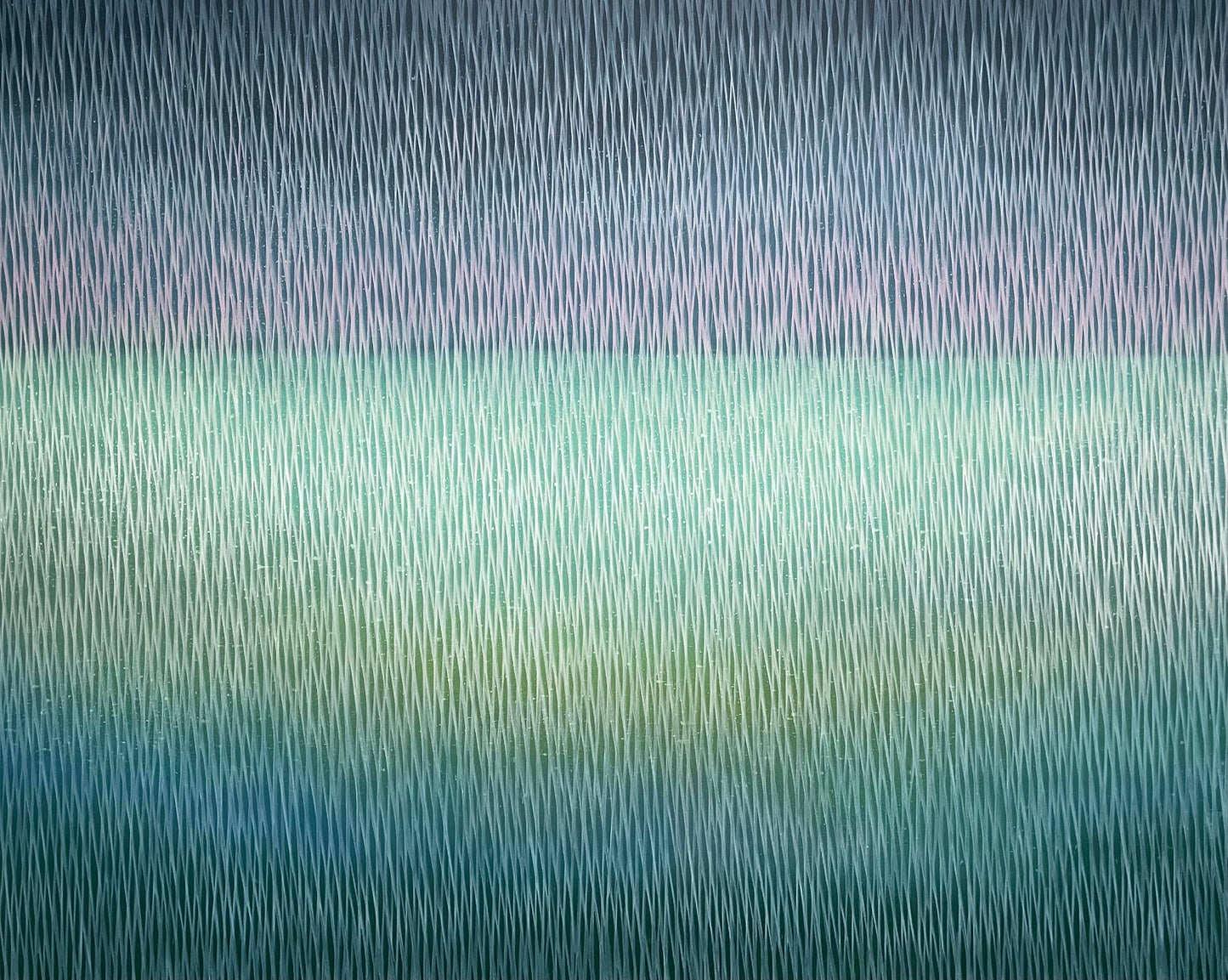 Gradient background transitioning from purple to green with a textured pattern