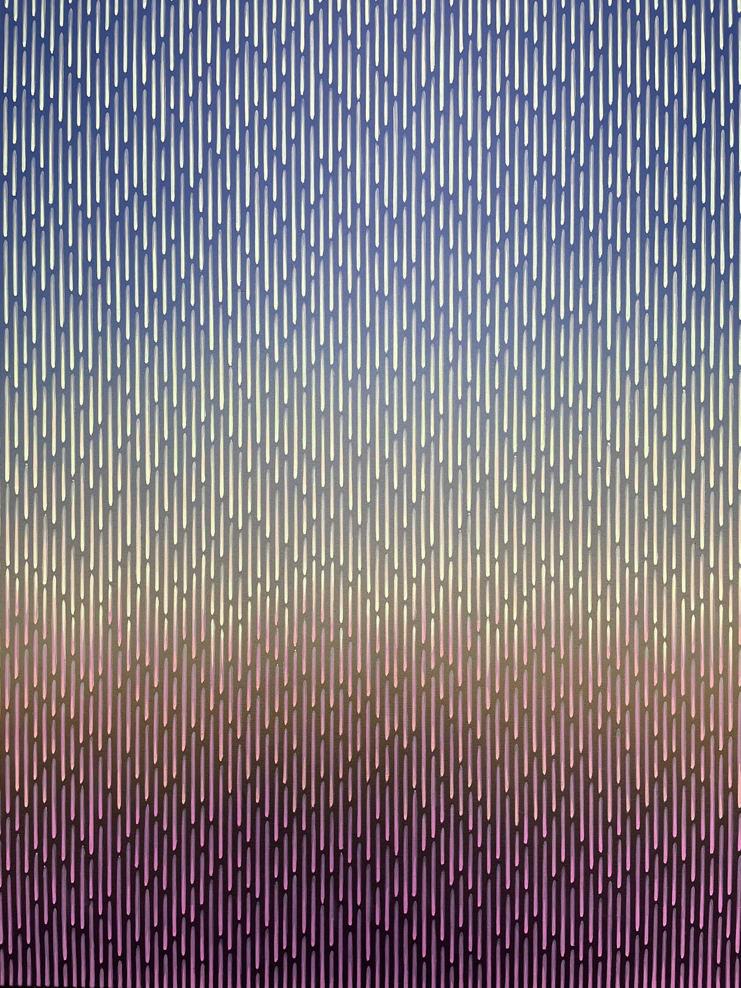 Gradient pattern with vertical lines transitioning from blue to purple