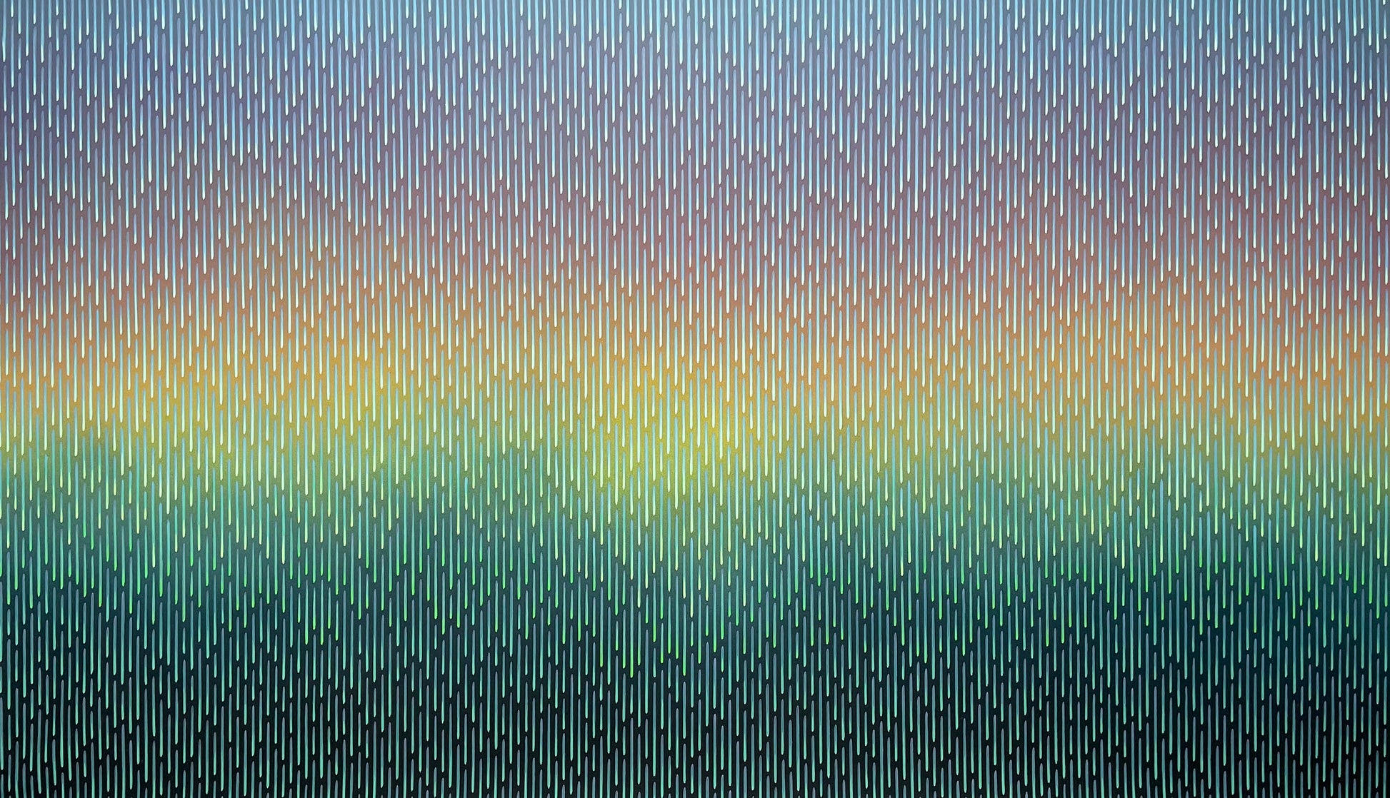 Gradient background with blue, green, and yellow colors