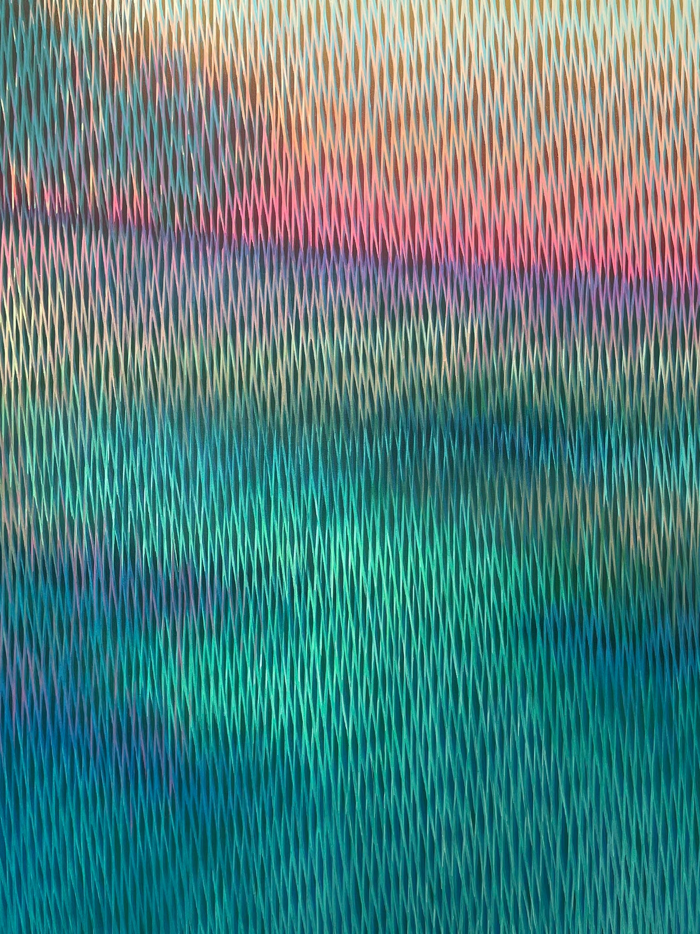 Textured fabric with multicolor pattern