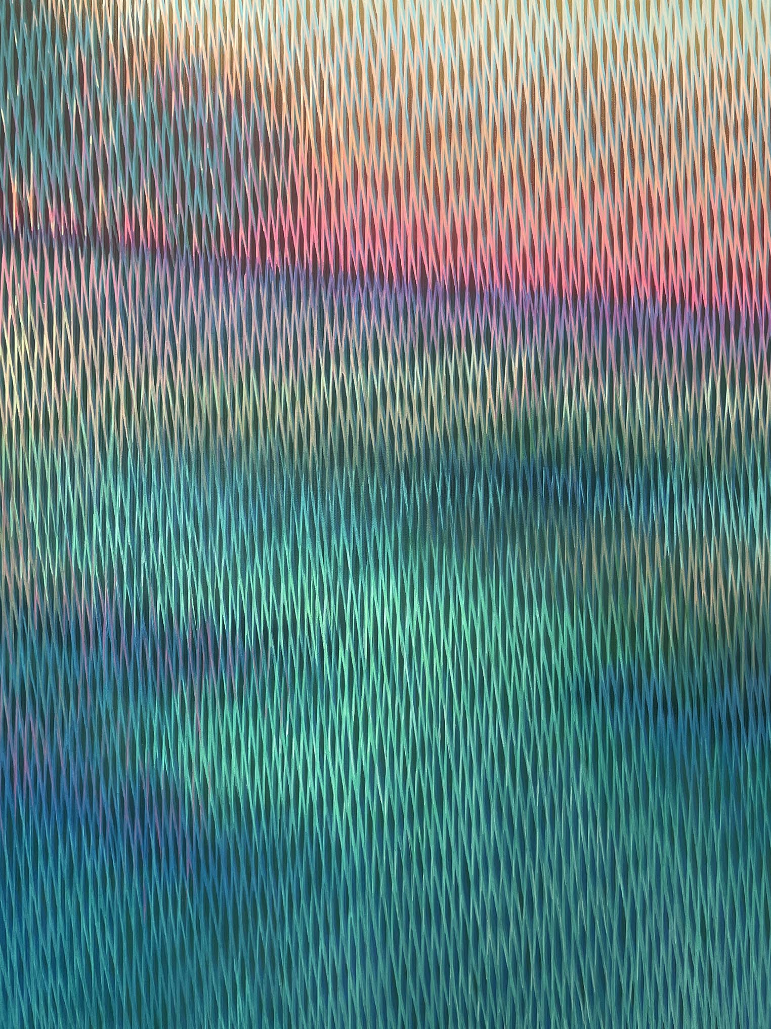Textured fabric with multicolor pattern