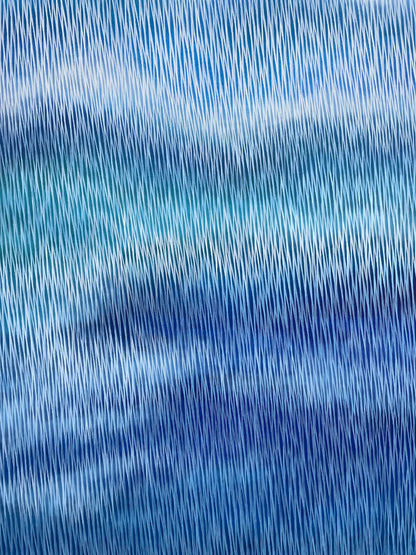 detail of layered paint in modern abstract painting