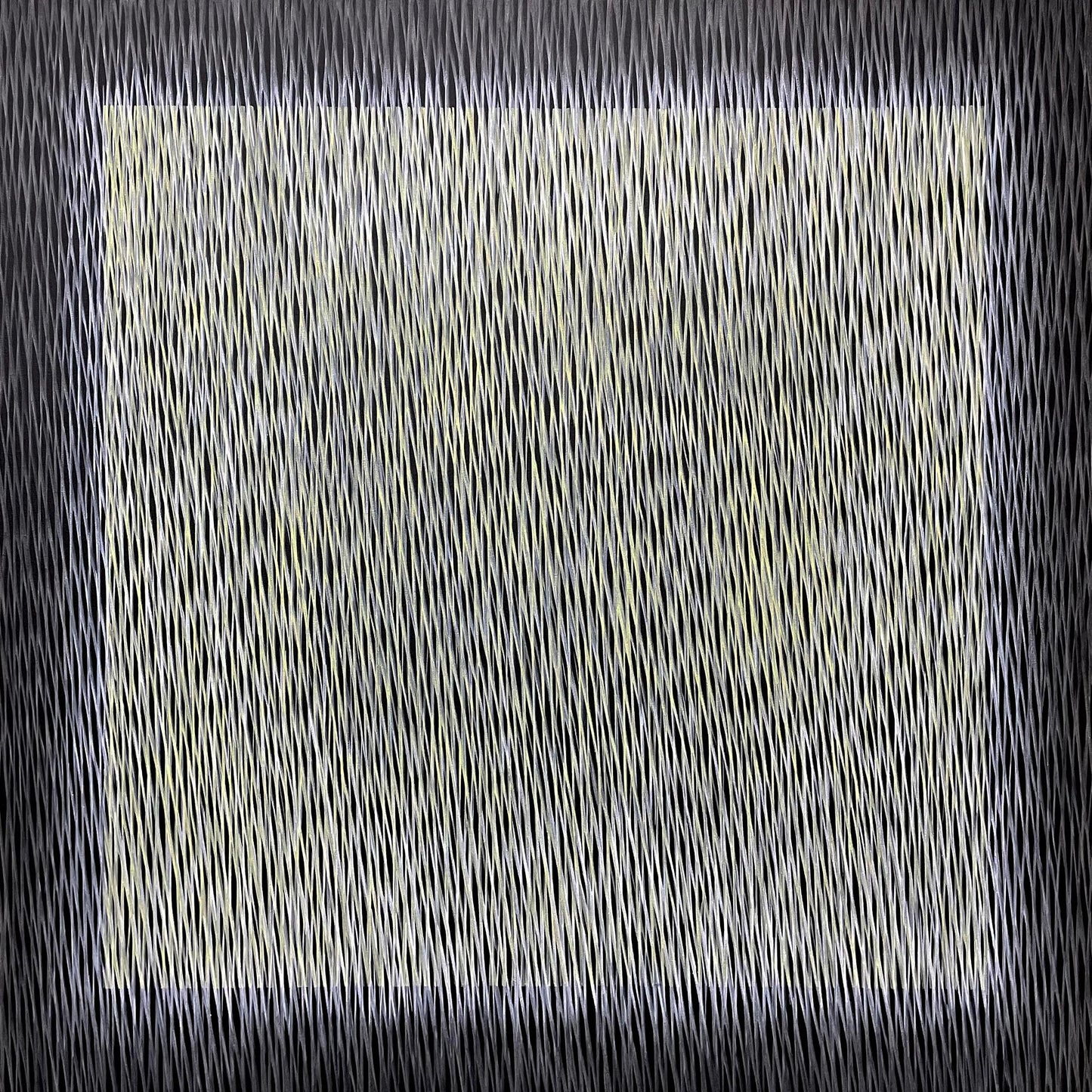 Abstract art with black and white brush strokes on a textured background