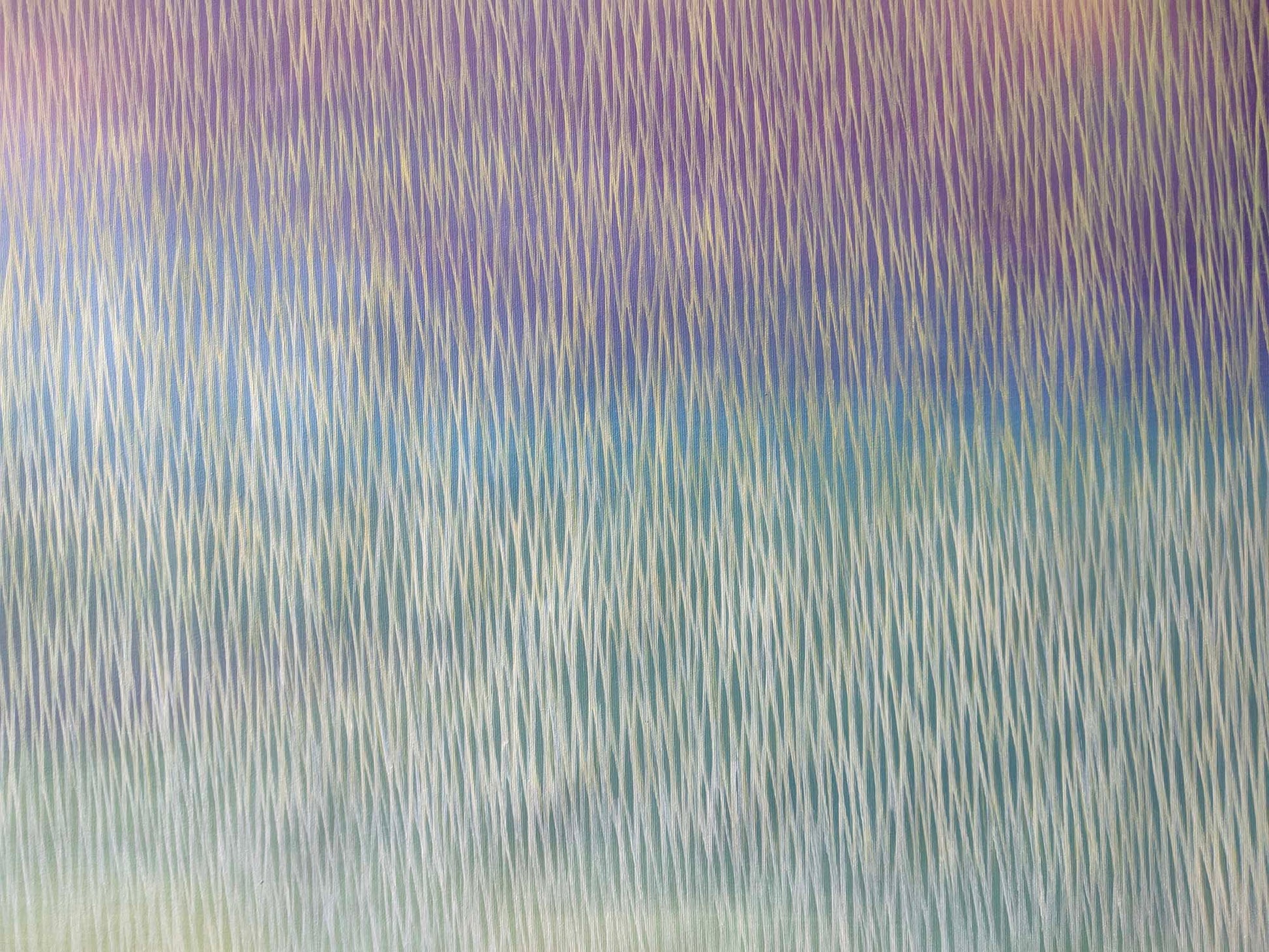 Abstract pattern with vertical lines in purple and green