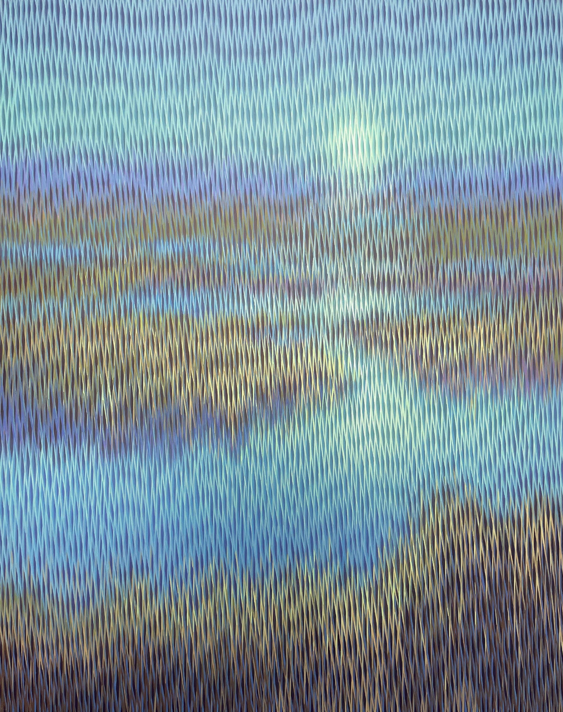 Abstract pattern with blue and green hues