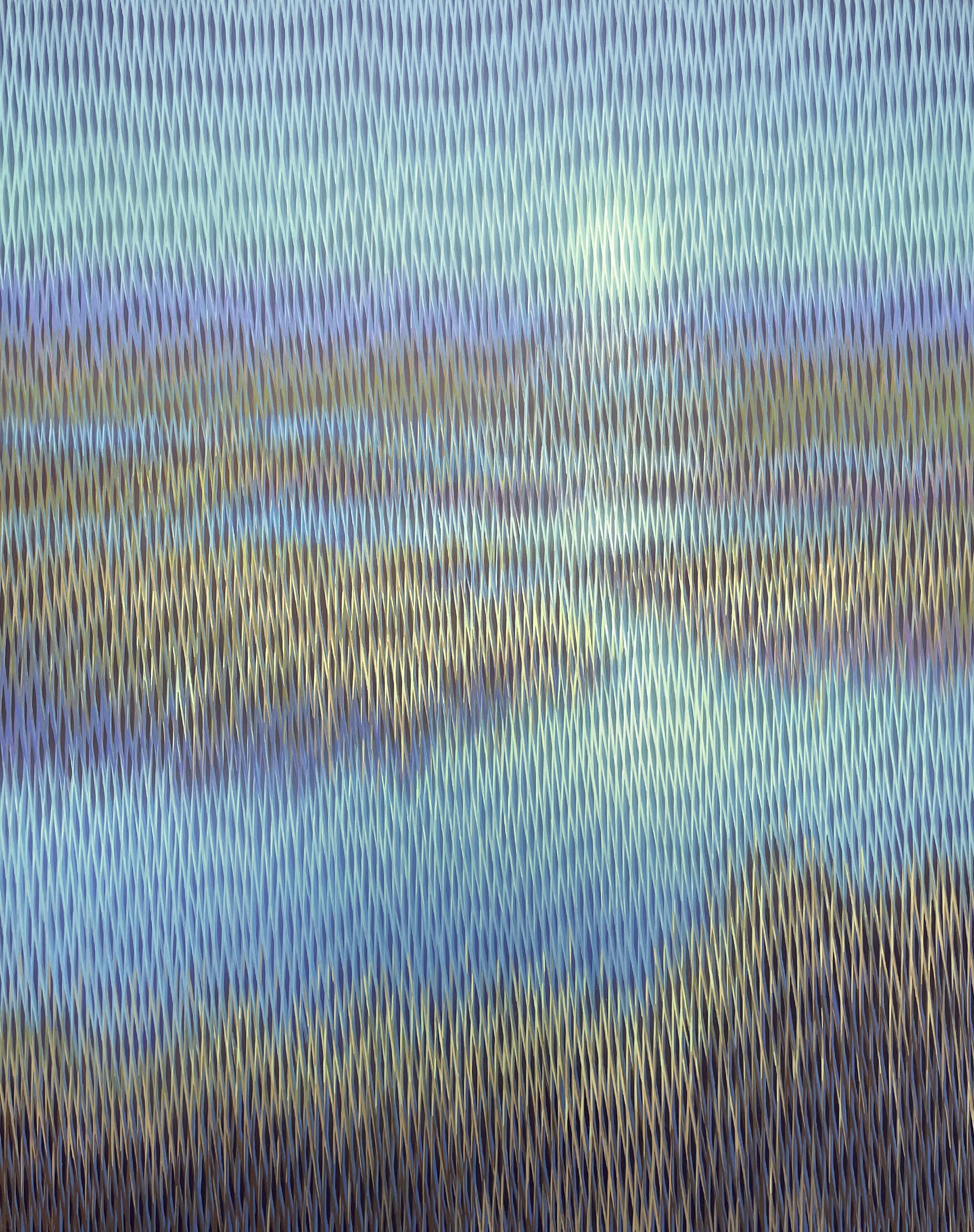 Abstract pattern with blue and green hues