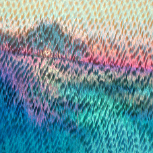 Abstract multicolored pattern with a gradient effect