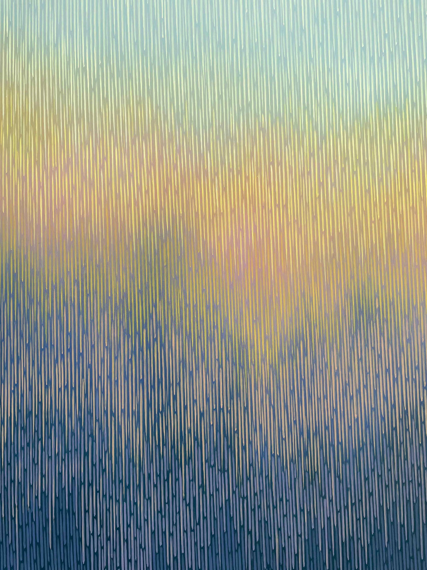 Gradient background transitioning from blue to yellow
