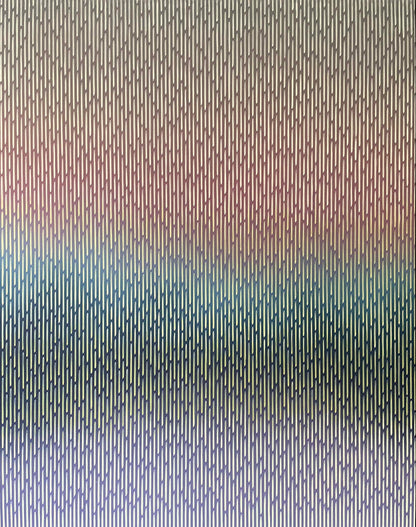 Radiant sunset abstract nature painting Mirage No. 54 by Vasyl Kolodiy, exclusive investment art for contemporary spaces.