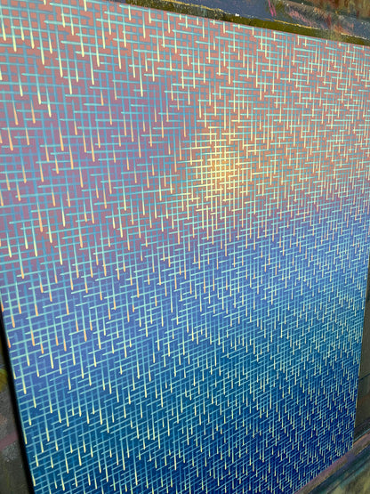 textured abstract painting detail